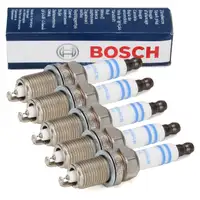 5x BOSCH 0242240654 FR6LI332S Spark Plug for VW Golf 4, Bora, Jetta 3, Passat B5, V5, VR5