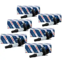6x BOSCH 0221604112 Z&uuml;ndspule f&uuml;r OPEL Signum Vectra C SAAB 9-3 2.8 V6 Turbo OPC 230-280