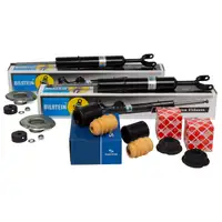 2x BILSTEIN B4 Sto&szlig;d&auml;mpfer + Staubschutz + Federbeinlager f&uuml;r AUDI A4 A6 VW Passat vorne