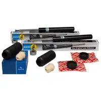 2x BILSTEIN B4 Sto&szlig;d&auml;mpfer + Staubschutz + Domlager f&uuml;r AUDI 80 90 Cabrio Coupe vorne