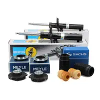 2x BILSTEIN B4 Sto&szlig;d&auml;mpfer + Staubschutz + Domlager f&uuml;r VW Tiguan 5N_ vorne