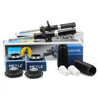 2x BILSTEIN B4 Sto&szlig;d&auml;mpfer + Staubschutz + Domlager f&uuml;r AUDI A3 8P VW Caddy 3 G02 vorne