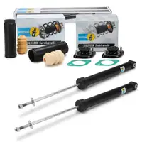 2x BILSTEIN B4 shock absorbers + dust covers + strut bearings for BMW 3 Series Compact + Touring (rear)