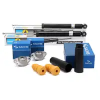 2x BILSTEIN B4 Sto&szlig;d&auml;mpfer + SACHS Staubschutz + Domlager f&uuml;r VW Fox hinten
