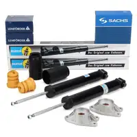 2x BILSTEIN B4 shock absorbers + SACHS dust covers + LEMF&Ouml;RDER strut bearings for the rear of the BMW 4 Series F33