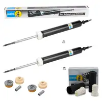 2x BILSTEIN B4 Sto&szlig;d&auml;mpfer Staubschutz febi Domlager f&uuml;r BMW E82 Standard Fahrwerk hinten