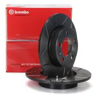 Brembo MAX LINE Bremsscheiben + Bel&auml;ge f&uuml;r AUDI A3 8L Leon Octavia Golf 4 vorne + hinten