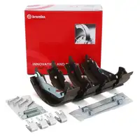 BREMBO S24532 Bremsbacken + Zubeh&ouml;r Satz f&uuml;r FORD Fiesta 4 MK4 5 MK5 Fusion Ka MAZDA 2 DY