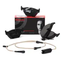 BREMBO P06023 Bremsbel&auml;ge + Wako f&uuml;r BMW 5er E39 Touring 520-540i 520-530d hinten