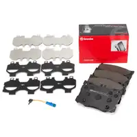 BREMBO P50139 Bremsbel&auml;ge + Warnkontaktsensor f&uuml;r MERCEDES W205 C257 W213 X253 C253 vorne
