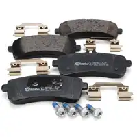 BREMBO Bremsscheiben + Bremsbel&auml;ge + Sensor f&uuml;r MERCEDES W205 W222 A217 R231 63 AMG hinten