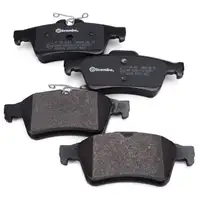 BREMBO Bremsscheiben + Bel&auml;ge f&uuml;r FORD Focus 2 MK2 C-Max DM2 vorne + hinten