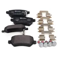 BREMBO Bremsscheiben + Bel&auml;ge f&uuml;r OPEL Astra G H Combo Corsa C Zafira A B hinten