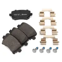 BREMBO XTRA Bremsscheiben + Bel&auml;ge f&uuml;r VW Golf 5 6 GTI/R Scirocco AUDI A3 V6 S3 8P hinten
