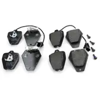 ZIMMERMANN Bremsscheiben + BREMBO Bremsbel&auml;ge + Wako f&uuml;r AUDI S4 B5 A6 C5 PR-1LX vorne