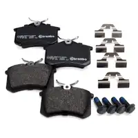 BREMBO Bremsscheiben + Bel&auml;ge f&uuml;r SEAT Altea/XL Toledo 3 PR-1KZ/1KJ hinten