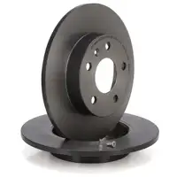 BREMBO Bremsscheiben + Bremsbel&auml;ge f&uuml;r OPEL Astra G Zafira A 5-Loch hinten