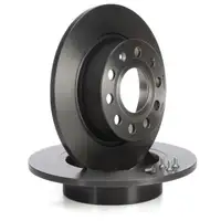 BREMBO Bremsscheiben + Bel&auml;ge + Wako f&uuml;r AUDI A3 8P Leon Octavia 3 GOLF 5 6 vorne + hinten