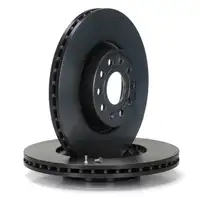 BREMBO Bremsscheiben + Bel&auml;ge + Wako f&uuml;r AUDI A3 8P SKODA Octavia 3 Golf 5 vorne + hinten