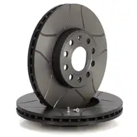 Brembo MAX LINE Bremsscheiben + Bel&auml;ge + Wako f&uuml;r AUDI 8P SEAT Leon SKODA Golf 5 6 vorne