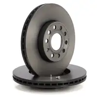 BREMBO Bremsscheiben + Bel&auml;ge f&uuml;r AUDI A3 SEAT Leon SKODA Octavia 4 VW Golf 7 vorne