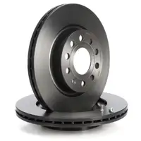 BREMBO Bremsscheiben + Bel&auml;ge + Wako f&uuml;r AUDI A3 8P Leon Octavia 3 GOLF 5 6 vorne + hinten