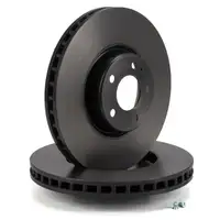 BREMBO Bremsscheiben + Bel&auml;ge + Wako f&uuml;r MERCEDES C-Klasse W205 S205 vorne