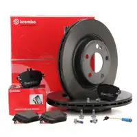 BREMBO Bremsscheiben + Beläge + Wako für MERCEDES W213 S213 A238 C238 hinten