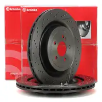 BREMBO Brake Disc Set for MERCEDES W205, W222, A217, C217, R231, 63 AMG (Rear) 2314230212