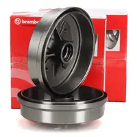 BREMBO 14.3219.10 Bremstrommeln Satz f&uuml;r VW K&auml;fer 1200 1.2 1300 1.3 vorne 111405615B