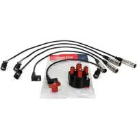 Verteilerkappe + Verteilerfinger + Z&uuml;ndkabelsatz f&uuml;r MERCEDES 190 W201 E/2.0 W124 M102