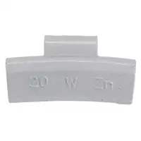 GEMATIC Auswuchtgewicht Schlaggewicht f&uuml;r Alufelge GRAU-ZINK 100 St&uuml;ck x 20g