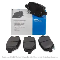 DELPHI LP3615 Bremsbel&auml;ge f&uuml;r KIA Pro/Cee'D JD mit 262mm Scheiben hinten 58302A2A30