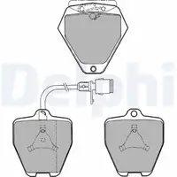 DELPHI LP1024 Bremsbel&auml;ge + Warnkontaktsensor f&uuml;r AUDI S4 V8 4A C4 A8 S8 4D D2 vorne