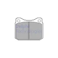 DELPHI LP117 Bremsbel&auml;ge Bremskl&ouml;tze f&uuml;r MERCEDES W123 S123 C123 W116 W126 R107 C107 vorne