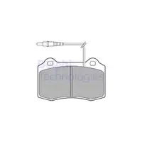 DELPHI LP1457 Bremsbel&auml;ge + Warnkontaktsensor f&uuml;r PEUGEOT 406 Coupe 8C 3.0 2.2 HDI vorne