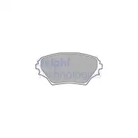 DELPHI LP1632 Bremsbel&auml;ge Bremskl&ouml;tze f&uuml;r TOYOTA RAV 4 2 _A2_ FORD Explorer U6_ vorne
