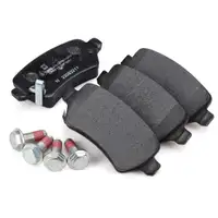 DELPHI Bremsscheiben + Bremsbel&auml;ge f&uuml;r OPEL Meriva B Zafira B 5-Loch vorne + hinten