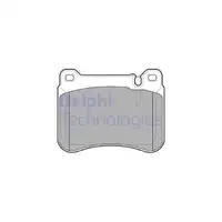 DELPHI Bremsscheiben + Bel&auml;ge + Sensor f&uuml;r MERCEDES C-Klasse W203 CLK C209 A209 SLK vorne