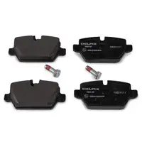 DELPHI Bremsscheiben + Bel&auml;ge + Wako f&uuml;r BMW 1er E81 116/118i 116/118d bis 02.2010 hinten