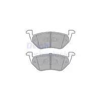 DELPHI LP2158 Bremsbel&auml;ge Bremskl&ouml;tze f&uuml;r FORD Maverick MAZDA Tribute EP hinten