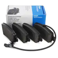 DELPHI LP2191 Bremsbel&auml;ge + Wako f&uuml;r NISSAN NV400 OPEL Movano B RENAULT Master 3 hinten