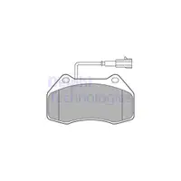 DELPHI LP2136 Bremsbel&auml;ge + Warnkontaktsensor f&uuml;r ALFA ROMEO 955_ 1.4 bis 09.2010 vorne
