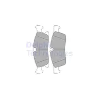 DELPHI LP2298 Bremsbel&auml;ge + Warnsensor f&uuml;r MERCEDES GL GLS X166 GLE M W166 C292 vorne