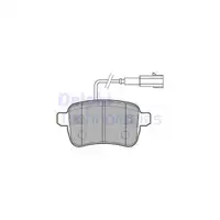 DELPHI LP2222 Bremsbel&auml;ge + Warnsensor f&uuml;r ALFA ROMEO Giulietta 940_ ohne hinten