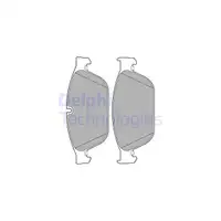 DELPHI LP2239 Bremsbel&auml;ge + Warnkontaktsensor f&uuml;r AUDI A8 S8 4H D4 SQ5 TDI 8RB vorne