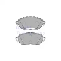 DELPHI LP2691 Bremsbel&auml;ge Bremskl&ouml;tze Bremsbelagsatz f&uuml;r TOYOTA Auris Corolla _E18_ vorne