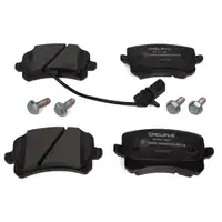 DELPHI Bremsscheiben + Bremsbel&auml;ge + Sensor f&uuml;r AUDI RSQ3 8U 310/340/367 PS hinten