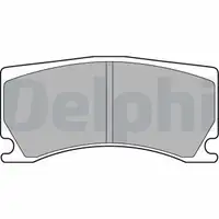 DELPHI LP3174 Bremsbel&auml;ge f&uuml;r JAGUAR XK 2 X150 hinten PEUGEOT 308 2 1.6 GTi vorne