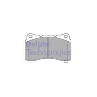 DELPHI LP3575 Bremsbel&auml;ge f&uuml;r TOYOTA GT 86 ZN6_ 17 Zoll MITSUBISHI Lancer EVO 9 10 vorne